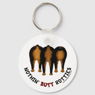 Nothin' Butt Rotties Key Ring