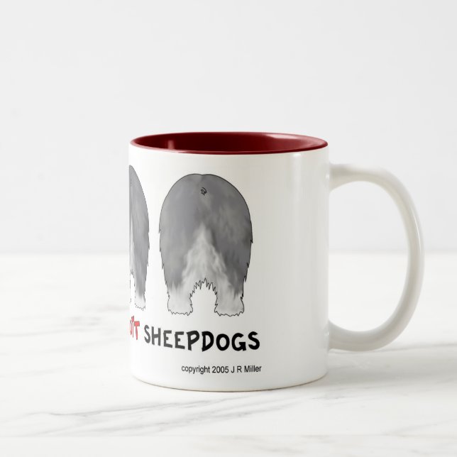 Nothin' Butt Sheepdogs Mug (Right)