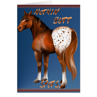 Nothin' Butt Spots Card