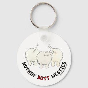 Nothin' Butt Westies Key Ring