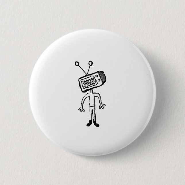 Nothin' On 6 Cm Round Badge (Front)