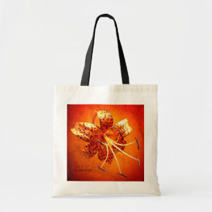 "Nothing Bashful" Tiger Lily Custom Budget Tote Bag