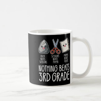 Nothing Beats 3rd Grade Funny Back To School Kids  Coffee Mug