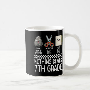 Nothing Beats 7th Grade Funny Back To School Kids Coffee Mug