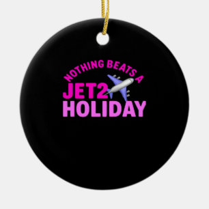 Nothing Beats A Jet2 Holiday Meme Sloth Ceramic Tree Decoration