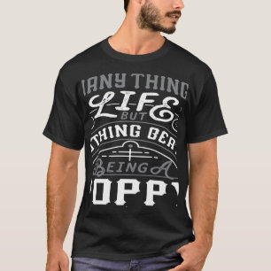Nothing Beats Being A Poppy Grandpa Fathers Day T- T-Shirt