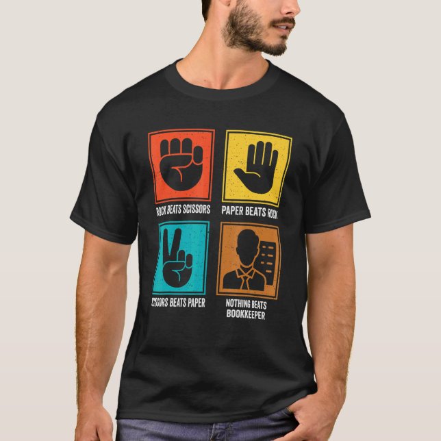 Nothing Beats Bookkeeper Cool Ledger Accountant Ar T-Shirt (Front)