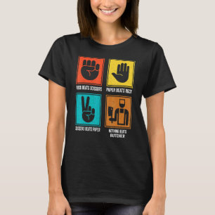 Nothing Beats Butcher Meat Cutter Slaughterer Fles T-Shirt