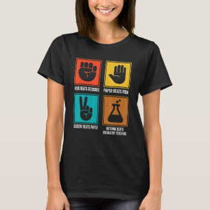 Nothing Beats Chemistry Teacher Chemical Science E T-Shirt