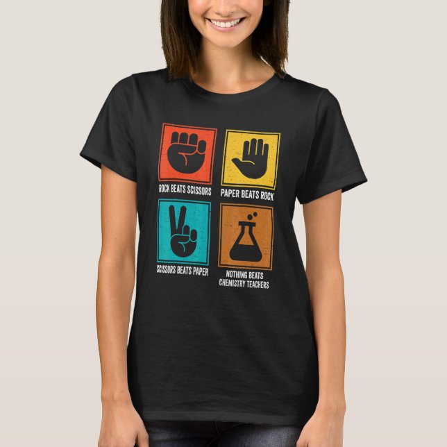 Nothing Beats Chemistry Teacher Chemical Science E T-Shirt (Front)