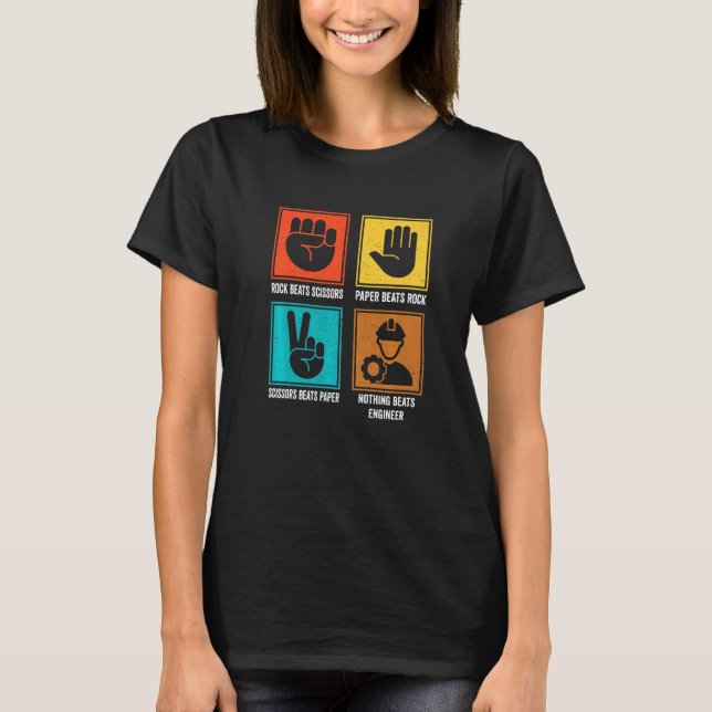Nothing Beats Engineer Cool Technologist Surveyor  T-Shirt (Front)