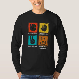 Nothing Beats Journalist Reporter Columnist Pressm T-Shirt