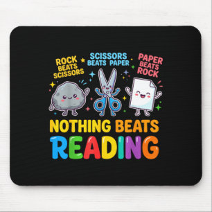Nothing beats reading rock paper scissors reading mouse mat