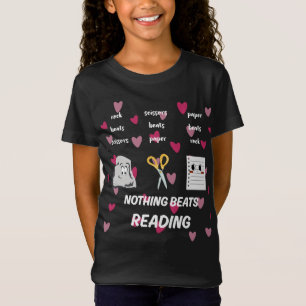 Nothing Beats Reading Rock Paper Scissors T-Shirt