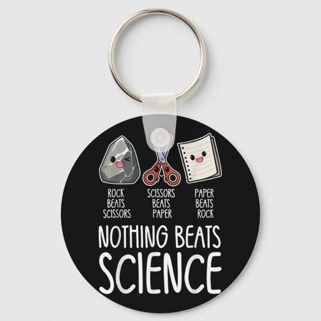 Nothing Beats Science Funny Back To School Stem Te Key Ring (Front)