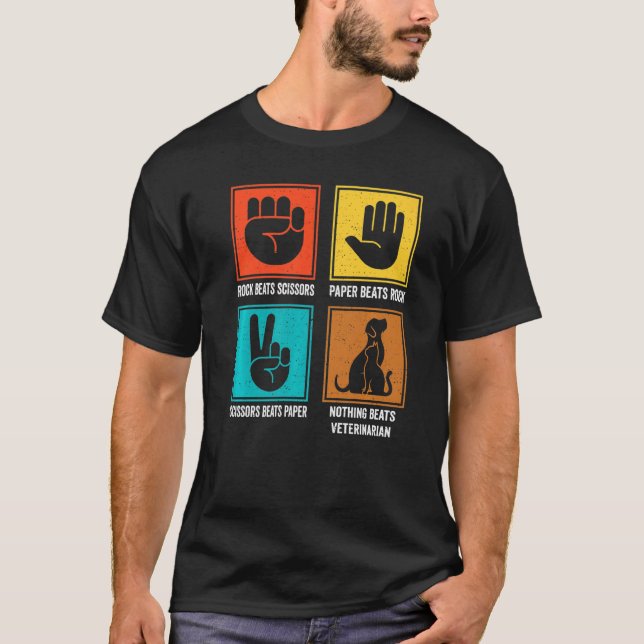 Nothing Beats Veterinarian Veterinary Vet Doctor S T-Shirt (Front)