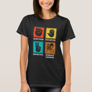 Nothing Beats Videographer Cool Cameraman Cinemato T-Shirt