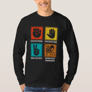 Nothing Beats Videographer Cool Cameraman Cinemato T-Shirt