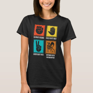 Nothing Beats Videographer Cool Cameraman Cinemato T-Shirt