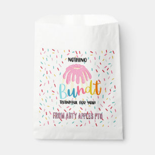 nothing bundt thankful for you cake  favour bags