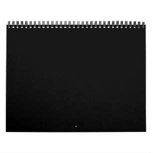 Nothing But Colour - Everything Black - Only Black Calendar