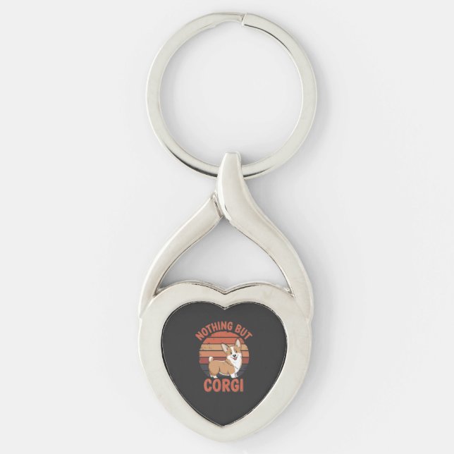 Nothing But Corgi Key Ring (Front)