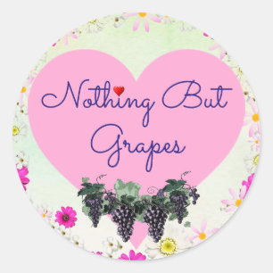 Nothing But Grapes Sticker