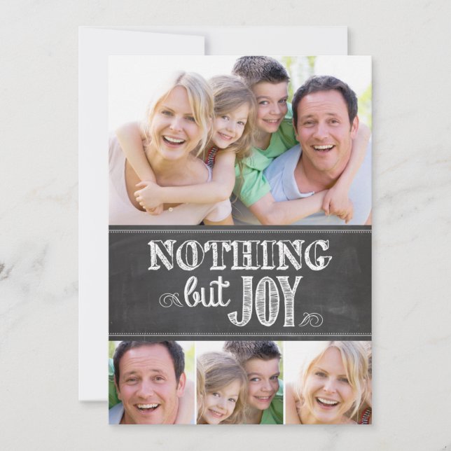 Nothing But Joy Holiday Card (Front)