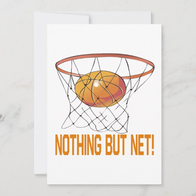 Nothing But Net Invitation (Front)