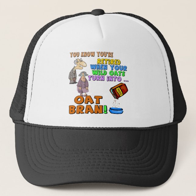 Nothing But Oat Bran Trucker Hat (Front)