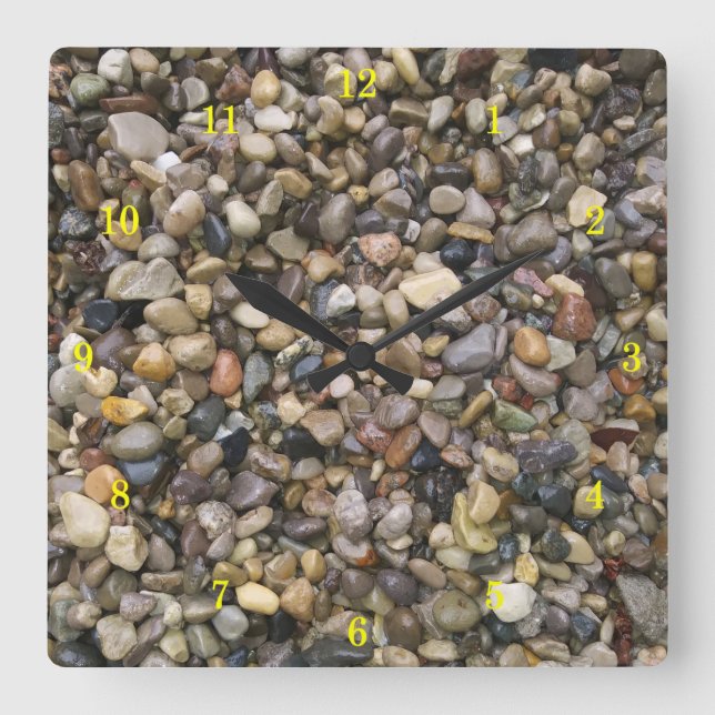 Nothing But Rocks Wall Clock (Front)