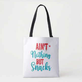 Nothing but snacks tote bag