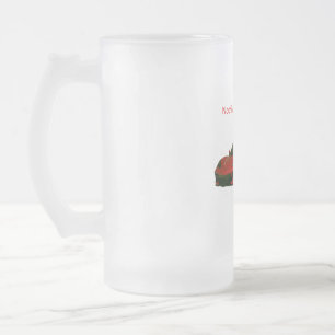 Nothing but Stingrays Frosted Glass Beer Mug