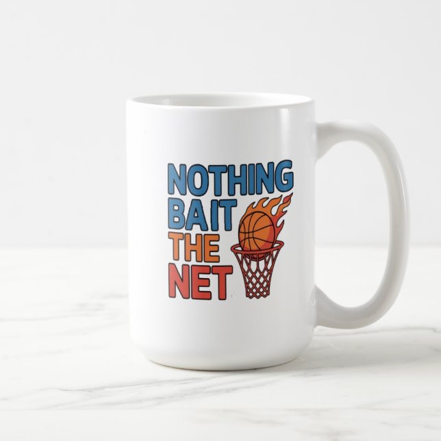 Nothing but the net coffee mug (Right)