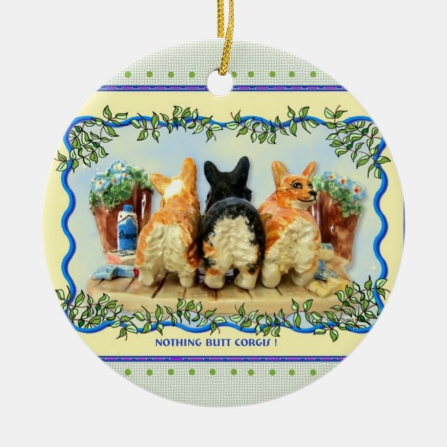 Nothing Butt Corgis! Ornament (Front)