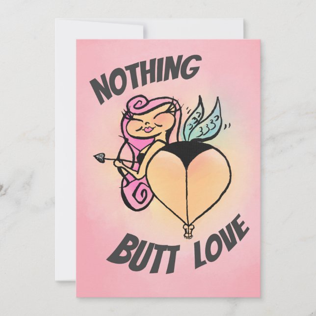 Nothing Butt Love Holiday Card (Front)