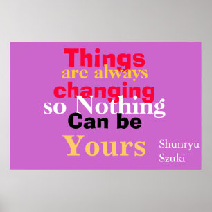 Nothing can be yours poster