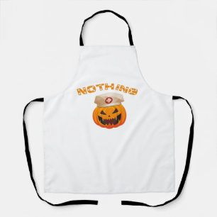 Nothing Can Scare A Nurse, Halloween Spooky Pumpki Apron