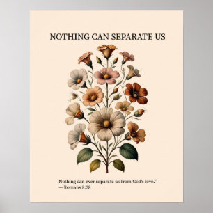 Nothing can separate us from God's love wall art