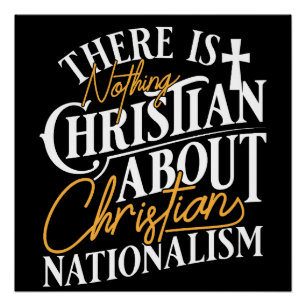 NOTHING CHRISTIAN ABOUT IT POSTER