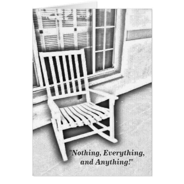 Nothing, Everything, and Anything (Front)