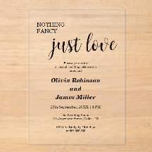 Nothing Fancy Just Love Casual Wedding