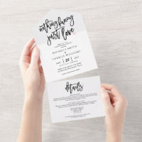 Nothing fancy just love casual Wedding Ceremony