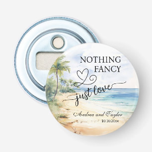 Nothing Fancy Just Love Elegant Wedding favour Bottle Opener