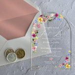 Nothing Fancy Just Love Intimate Wedding  Acrylic Invitations<br><div class="desc">Our stunning wedding invitations are easy to personalise with your details, and your guests will love them. Customise them with your information to impress everyone. If you have any special requests, please feel free to chat with us. PLEASE NOTE: For assistance on orders, shipping, product information, etc., contact Zazzle Customer...</div>