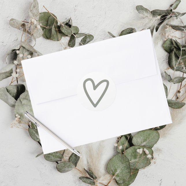 Nothing Fancy Just Love Minimalist Wedding Classic Round Sticker (Nothing Fancy Just Love Minimalist Wedding Classic Round Stickers from Ricaso. perfect envelope seal)