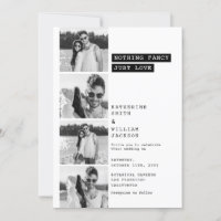Nothing Fancy Just Love Photo Booth Fun Wedding 