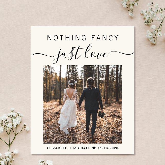 Nothing Fancy Just Love Photo Wedding Reception (Creator Uploaded)