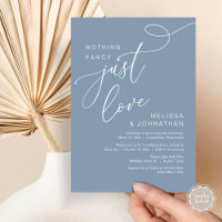 Nothing Fancy, Just Love, Romantic Wedding Dinner