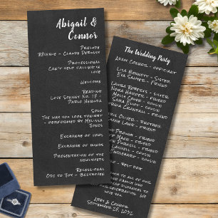 Nothing Fancy Just Love Simple Casual Chalkboard Programme